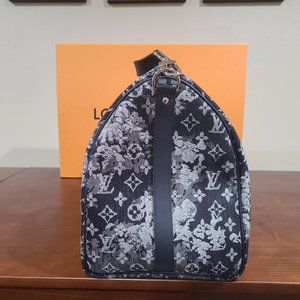 denim tapestry keepall